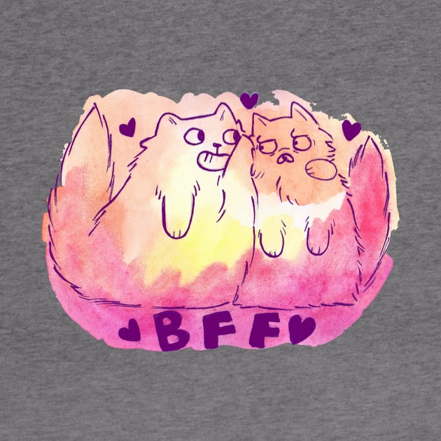 BFF Cats by saradaboru